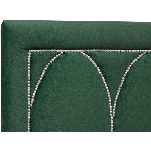 Dalarö-sängynpääty (Smaragdinvihreä kangas) - Valinnainen leveys Dalarö-sängynpääty (Smaragdinvihreä kangas) - Valinnainen leveys