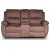 Enjoy Hollywood elokuvateatterisohva - 2:n istuttava sohva (shkisesti sdettv selknoja) ruskeasta mikrokuitukankaasta