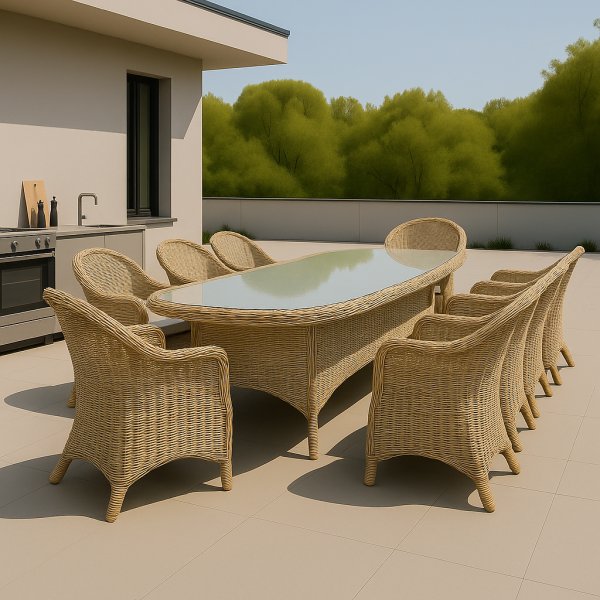 Ulkotuoli rottingista - Mercury + Huonekalujen puhdistus