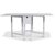 Sandhamn taitettava pöytä laatikolla 30/90/150 x 80 cm - Valkoinen