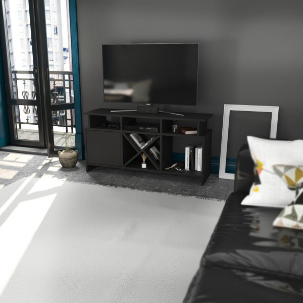 Auburn mediapenkki - antrasiitti Auburn mediapenkki - antrasiitti