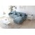 Klassinen divaani sohva - Vaaleansininen + Huonekalujen tahranpoistoaine