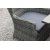 Ruokailuryhm Scottsdale: Pyt 150 cm sislten 4 Jacksonville-nojatuolia harmaata synteettist rottinkia + Huonekalujen tahranpoistoaine