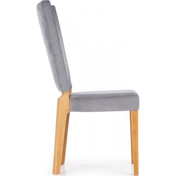 Tuoli Kiki - harmaa ja puu Tuoli Kiki - harmaa ja puu