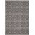 Litte kudottu matto Casey Grey/musta - 200x285 cm