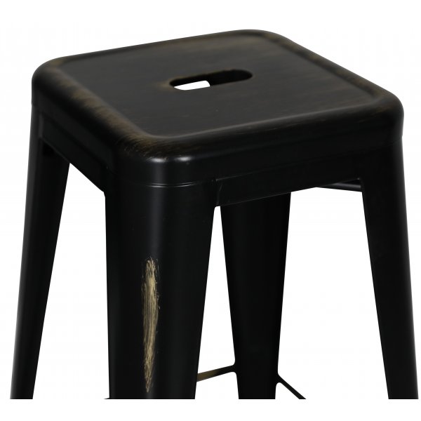 Le Mans metallibaarituoli - musta/kulta harjattu + Huonekalujen puhdistus Le Mans metallibaarituoli - musta/kulta harjattu + Huonekalujen puhdistus