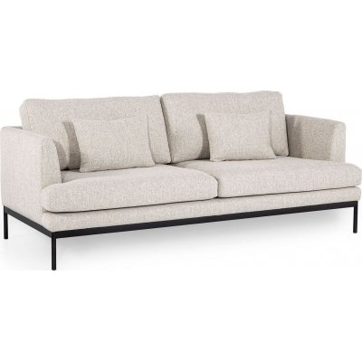 Pearl 2-istuttava sohva - Kermanvärinen