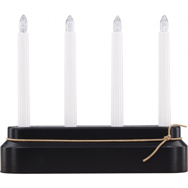 Näsfjället kynttilänjalka - musta/valkoinen Näsfjället kynttilänjalka - musta/valkoinen