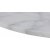 Tarifa ruokapyt 110 cm - Valkoinen marmori/musta