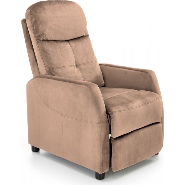 Gunvor lepotuoli beige samettia