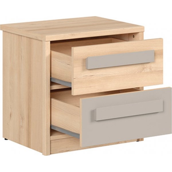 Namek yöpöytä - pyökki/harmaa Namek yöpöytä - pyökki/harmaa