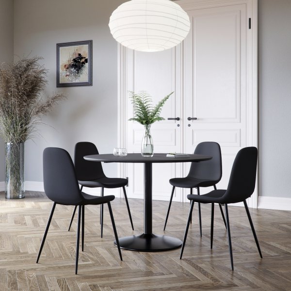 Carisma-tuoli - Musta sametti Carisma-tuoli - Musta sametti