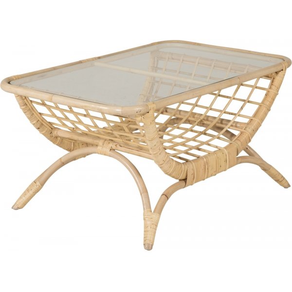 Moana sohvapöytä - Luonto/läpinäkyvä Moana sohvapöytä - Luonto/läpinäkyvä