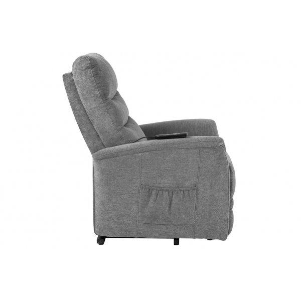 Dellin sähköinen lepotuoli nostolla - harmaa Dellin sähköinen lepotuoli nostolla - harmaa