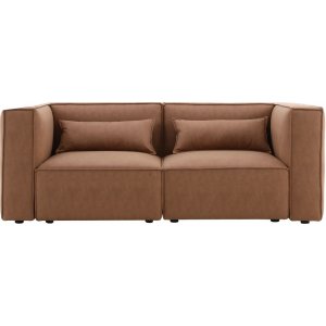 Nees modulaarinen sohva konjakki (sametti) combo 5
