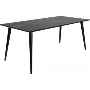 Dip-ruokapöytä 180 x 90 cm - Musta Dip-ruokapöytä 180 x 90 cm - Musta